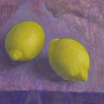 lemons on purple