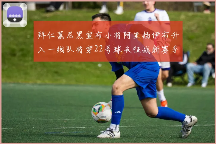 拜仁慕尼黑宣布小将阿里扬伊布升入一线队将穿22号球衣征战新赛季