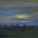 Dawn oil sketch